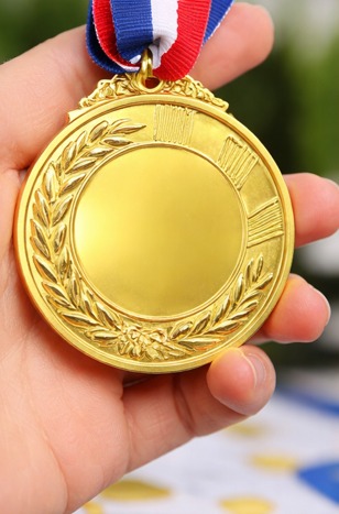 Premium Award Medals 3 series - Gold