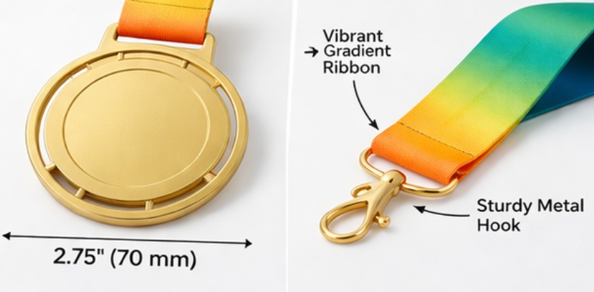 Premium Trophy Design Medal 3 series