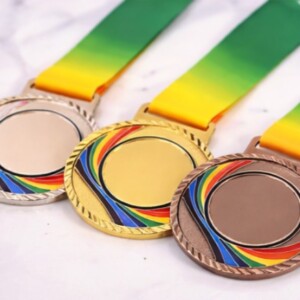 Premium Swirl Design Medal 3 series