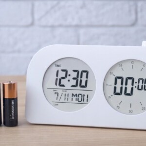 Luxurious 2in1 Bubble Table Clock