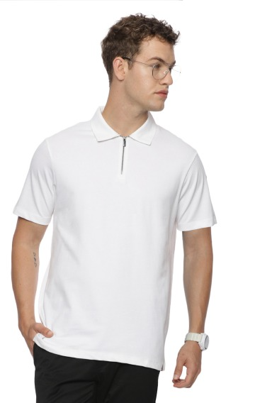 Monte Carlo 200gsm bold Zipper Polo