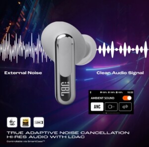 JBL Live smart & stylish Beam3 earbuds