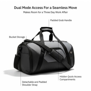 Vantora Premium Stylish 45L Duffle Bag