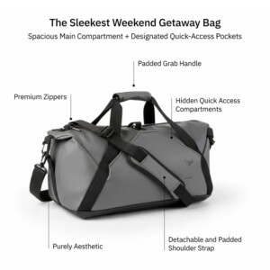 Vantora 140 Lunar Grey bold Duffel Bag