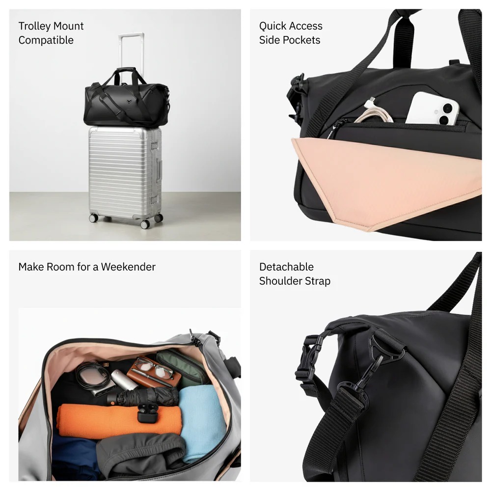 Vantora 140 Lunar Grey bold Duffel Bag
